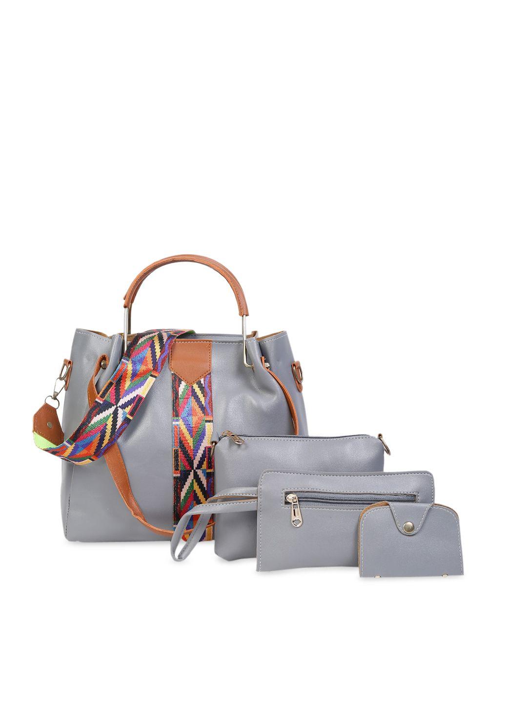 fargo set of 4 grey handbags