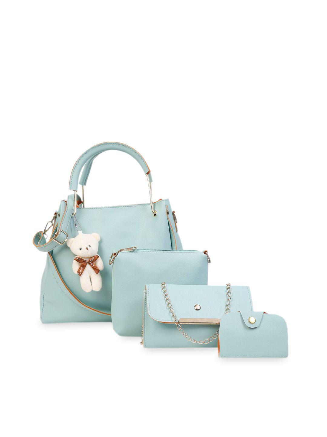 fargo set of 4 sea green handbags