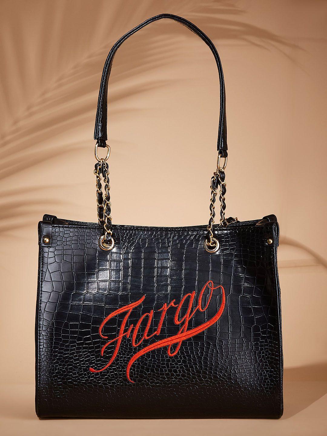 fargo textured water resistant oversized structured tote bag