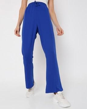 fariy high-rise pleat-front pants