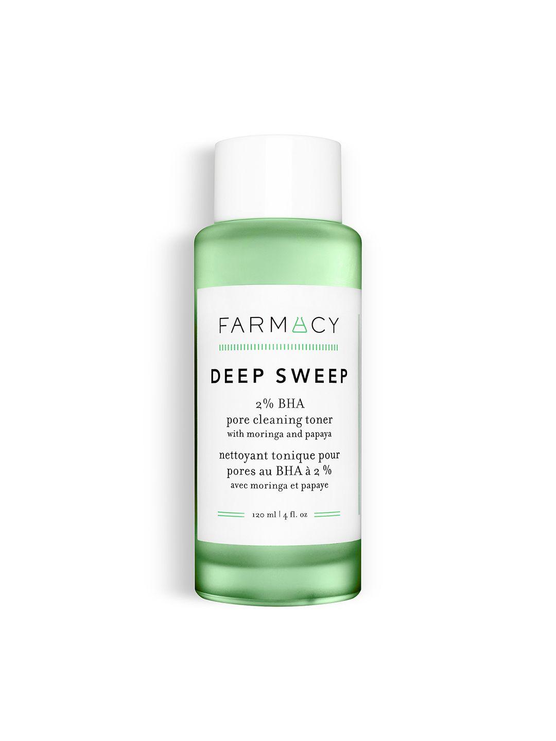 farmacy beauty deep sweep 2% bha pore cleaning toner with moringa - 120 ml