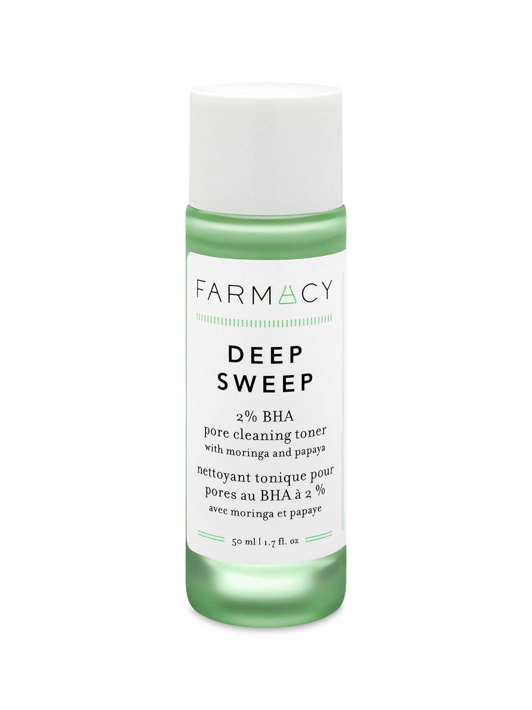 farmacy beauty deep sweep 2% bha pore cleaning toner with moringa - 50 ml