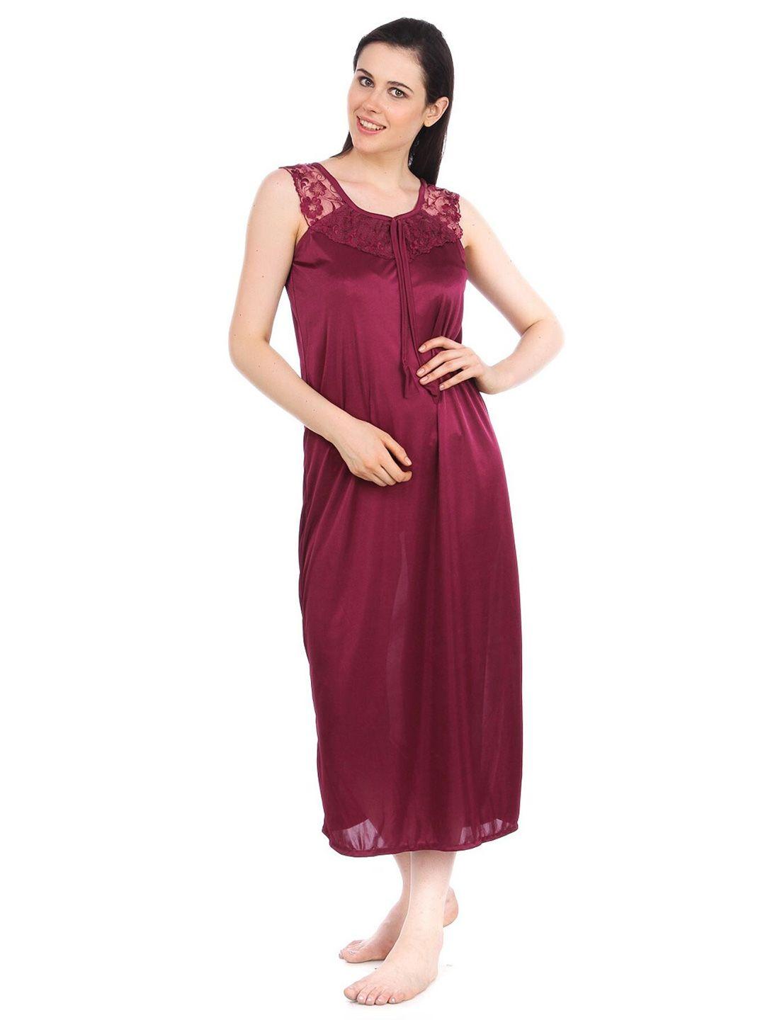 fasense pink maxi nightdress