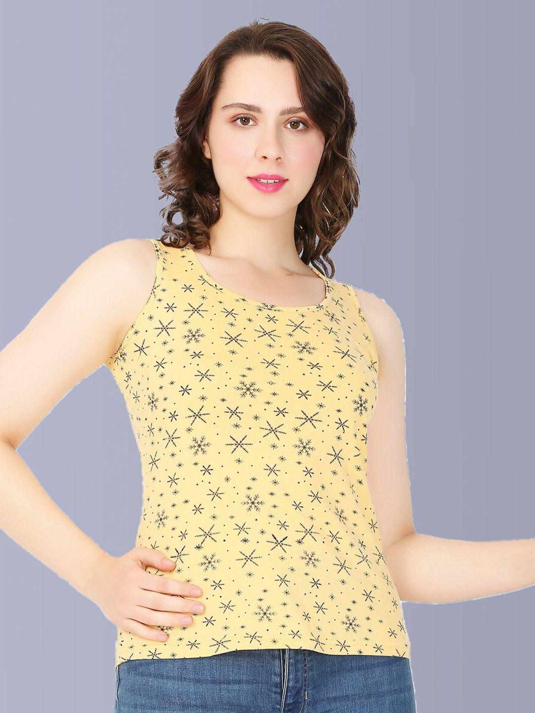 fasha floral printed cotton tank top