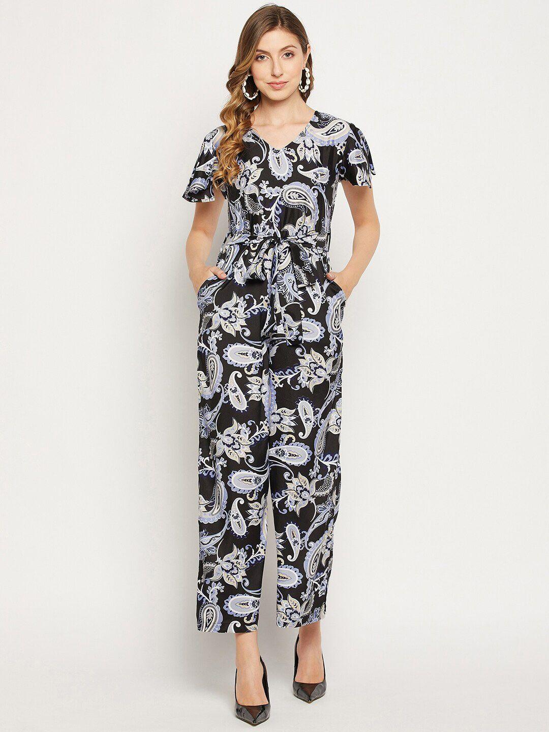 fashfun printed basic jumpsuit