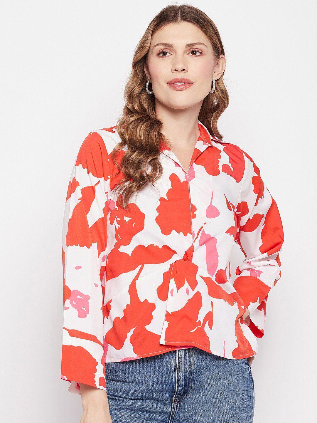 fashfun printed shirt style top