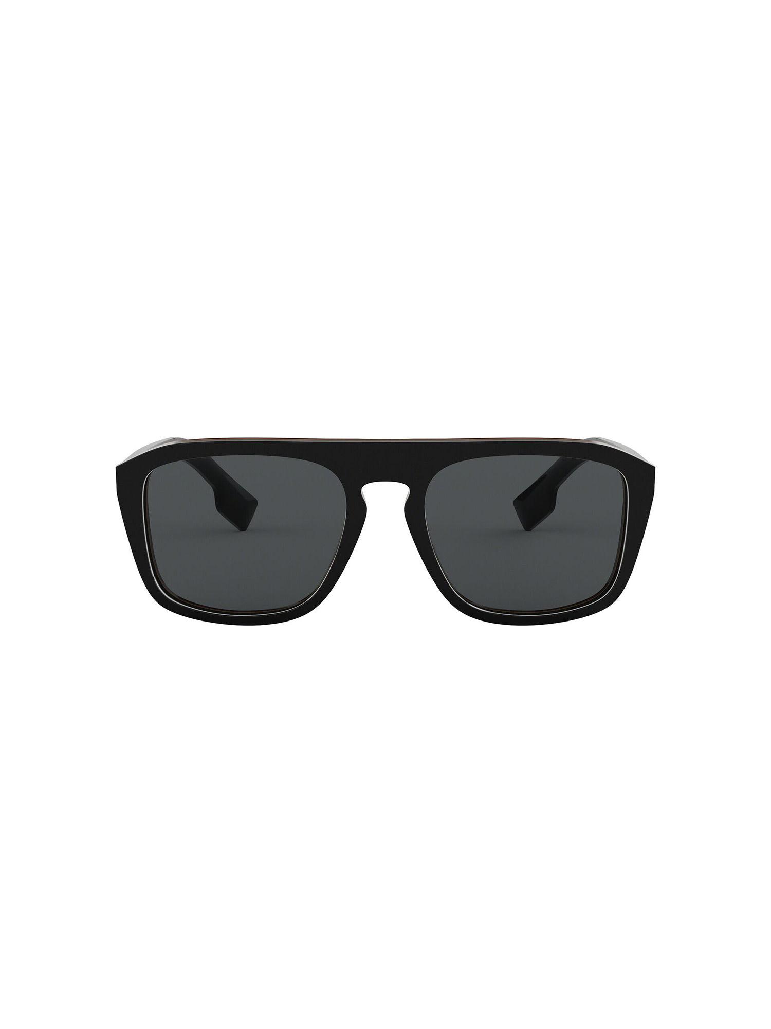 fashion 0be4286 b.stripe polar grey lens square male sunglasses
