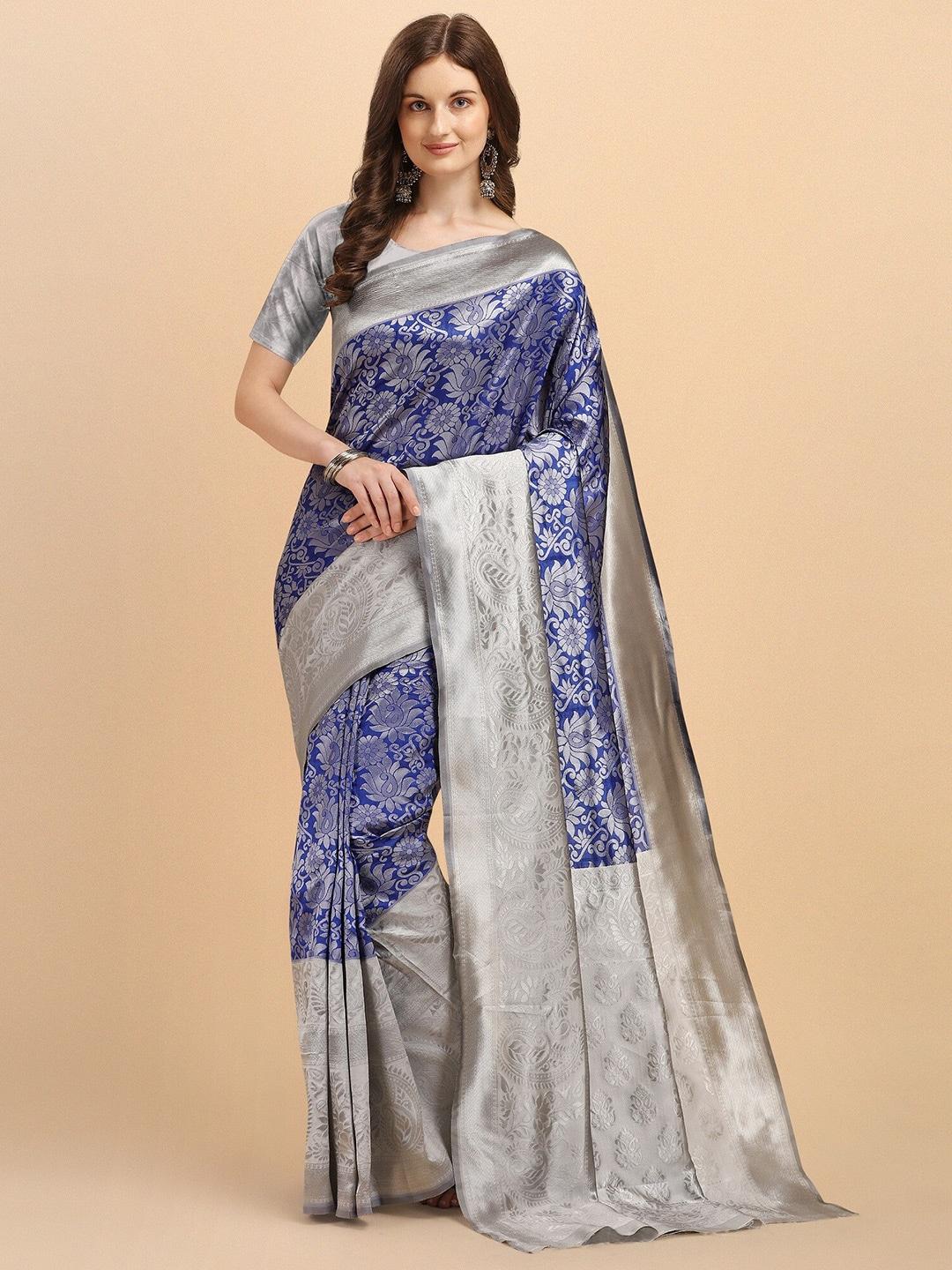 fashion booms ethnic motifs woven design zari pure silk banarasi saree