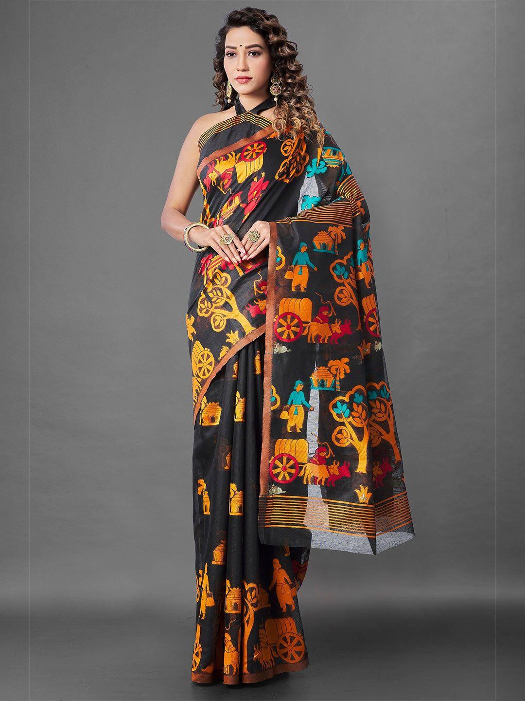 fashion booms ethnic woven design zari pure silk jamdani saree