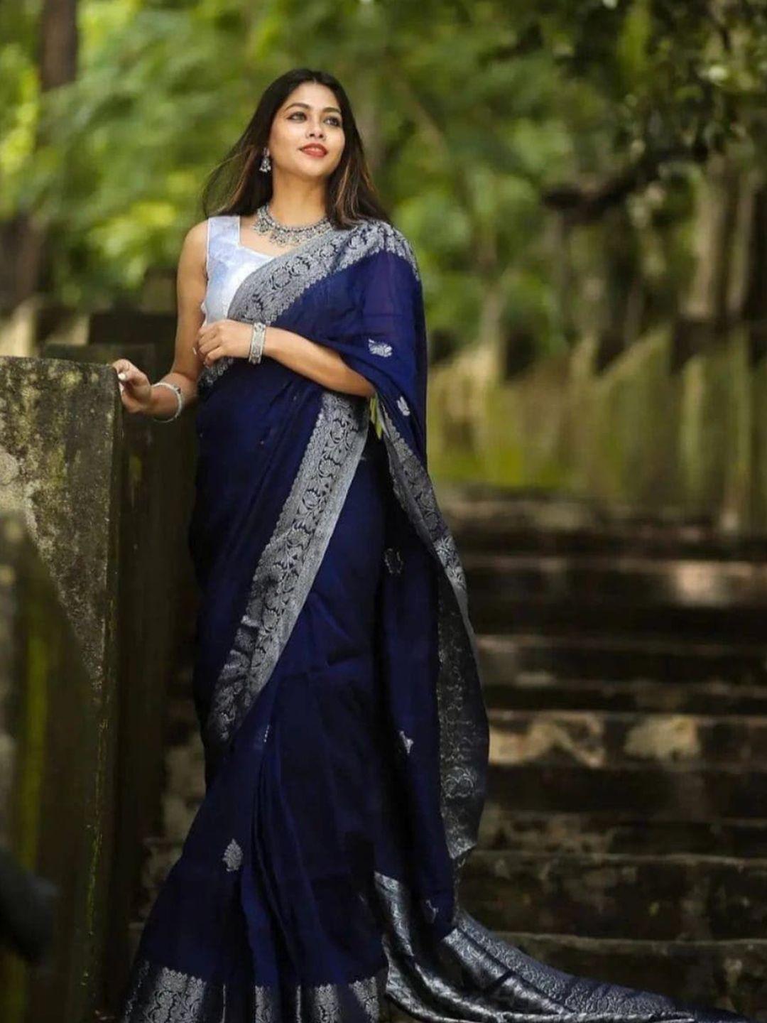 fashion booms woven design zari art silk banarasi saree