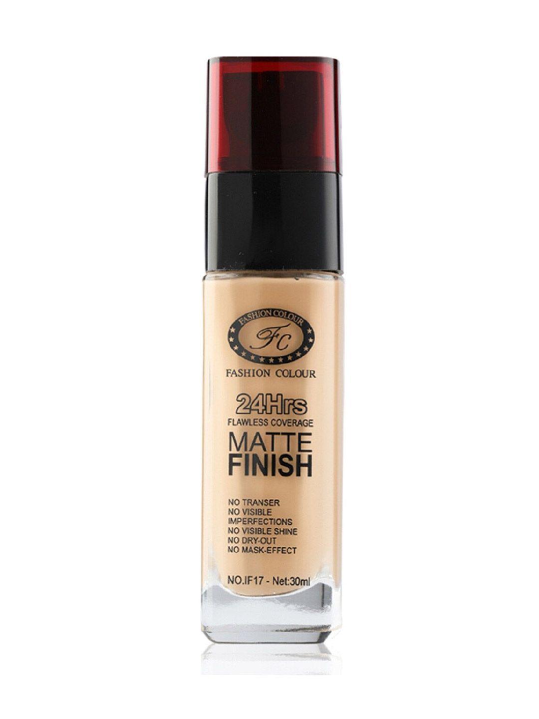 fashion colour 24hrs flawless coverage no transfer matte finish foundation 30ml - shade 03