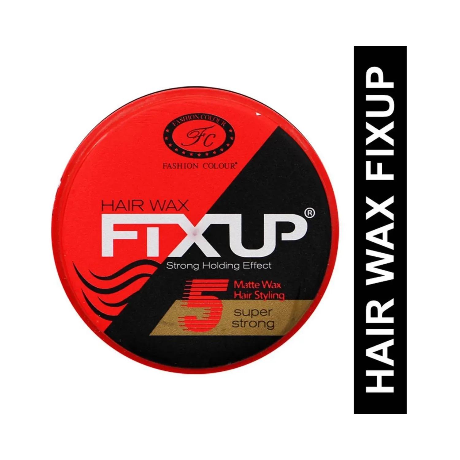 fashion colour fixup hair wax - red (150ml)