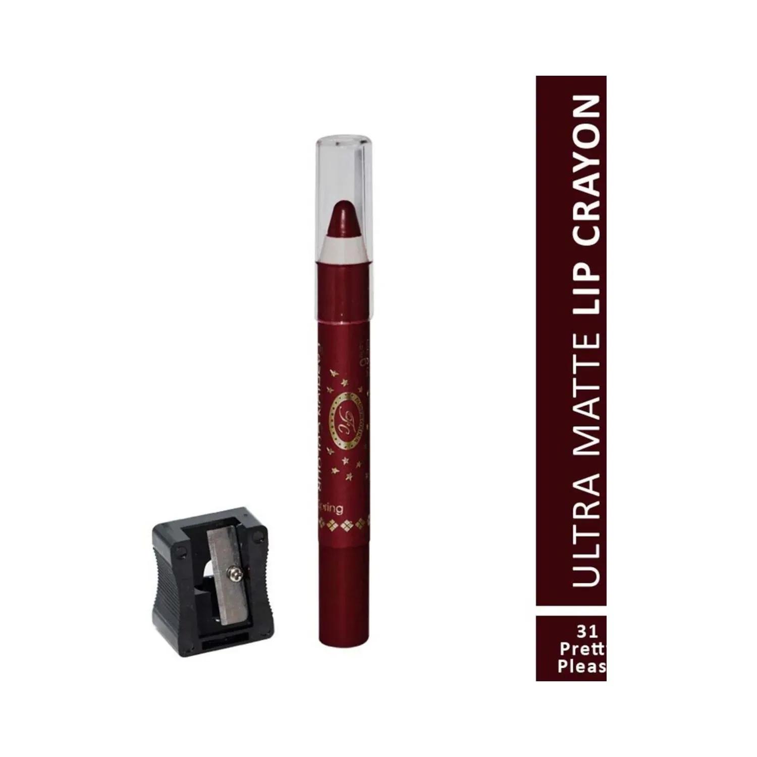 fashion colour ultra matte lip crayon - 31 pretty please (2.8g)