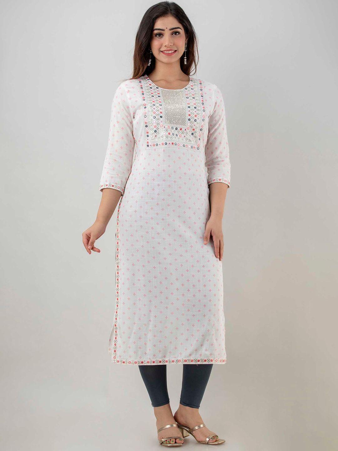 fashion depth ethnic motifs embroidered sequinned kurta
