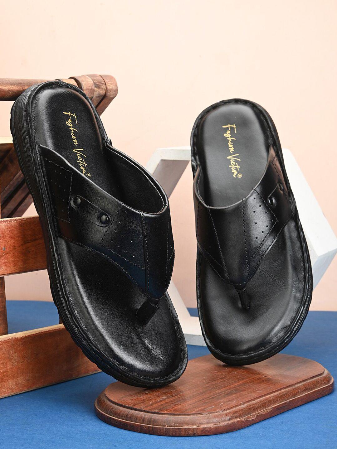 fashion victim men leather open toe comfort sandals