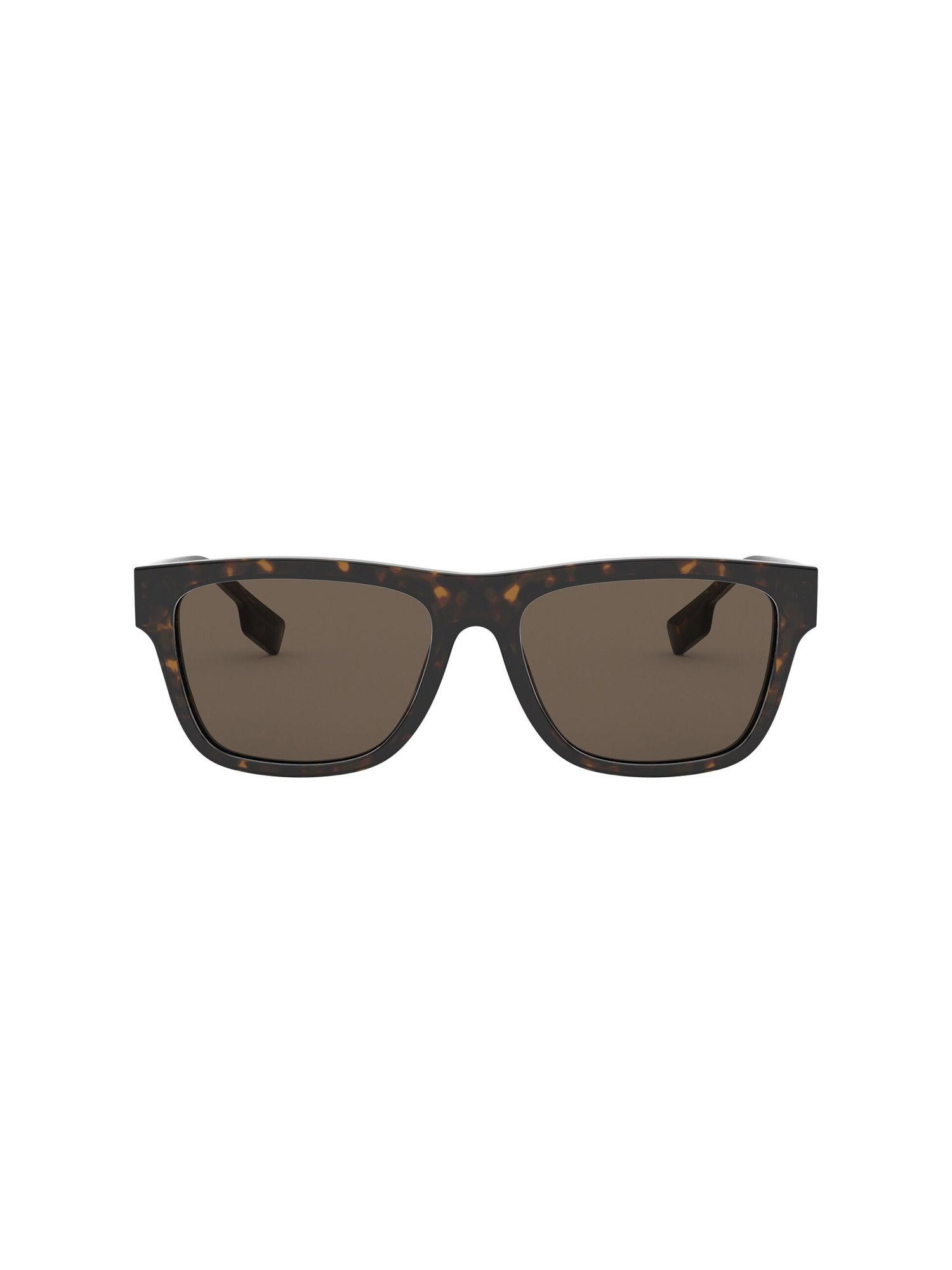 fashion 0be4293 b. logo brown lens square male sunglasses