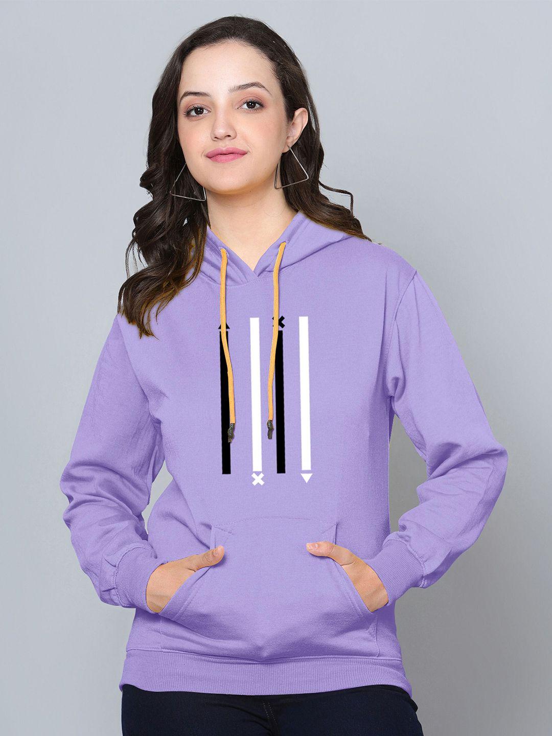 fashion and youth printed hooded fleece sweatshirt