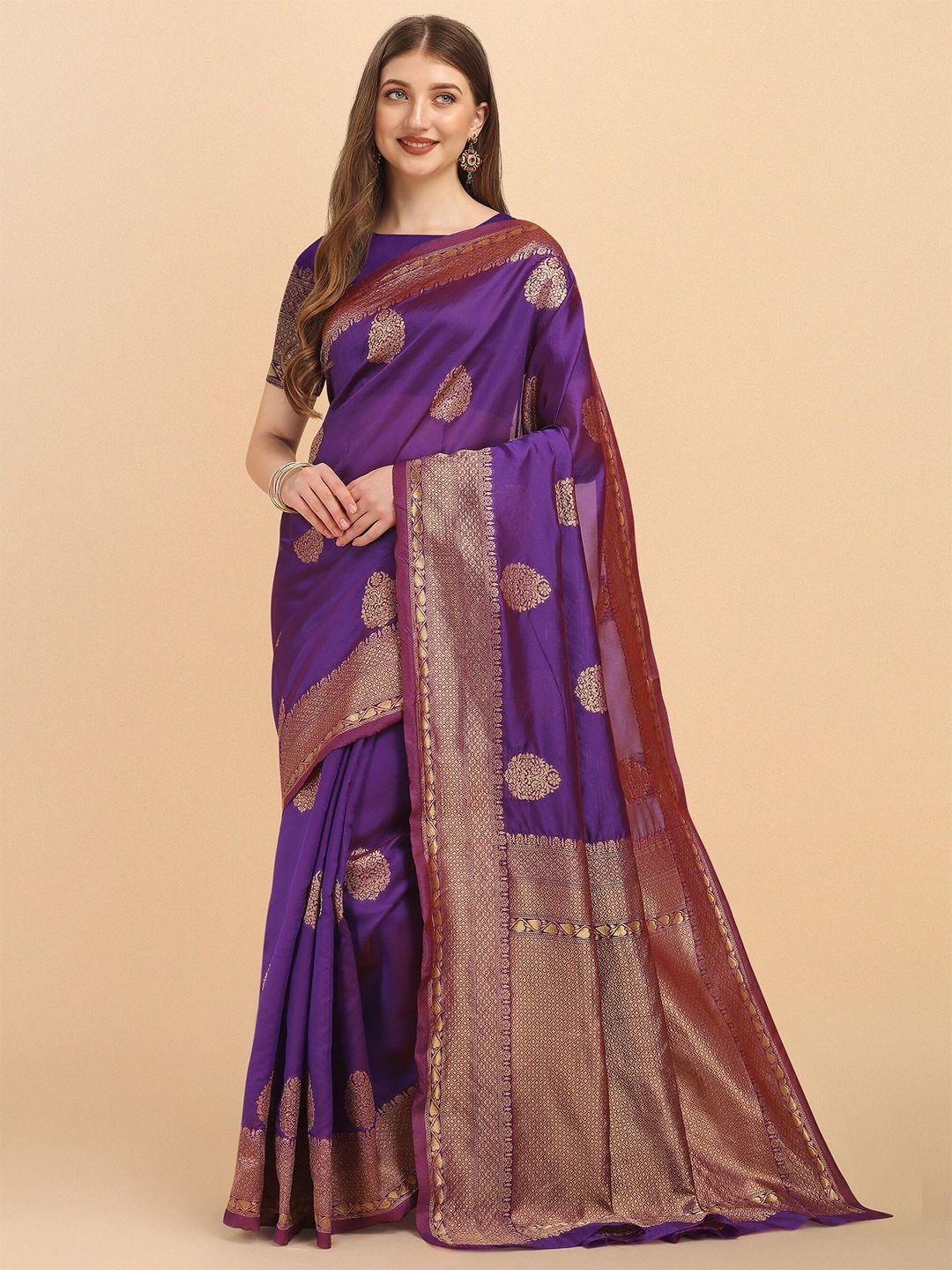 fashion booms ethnic woven design zari pure silk kanjeevaram saree