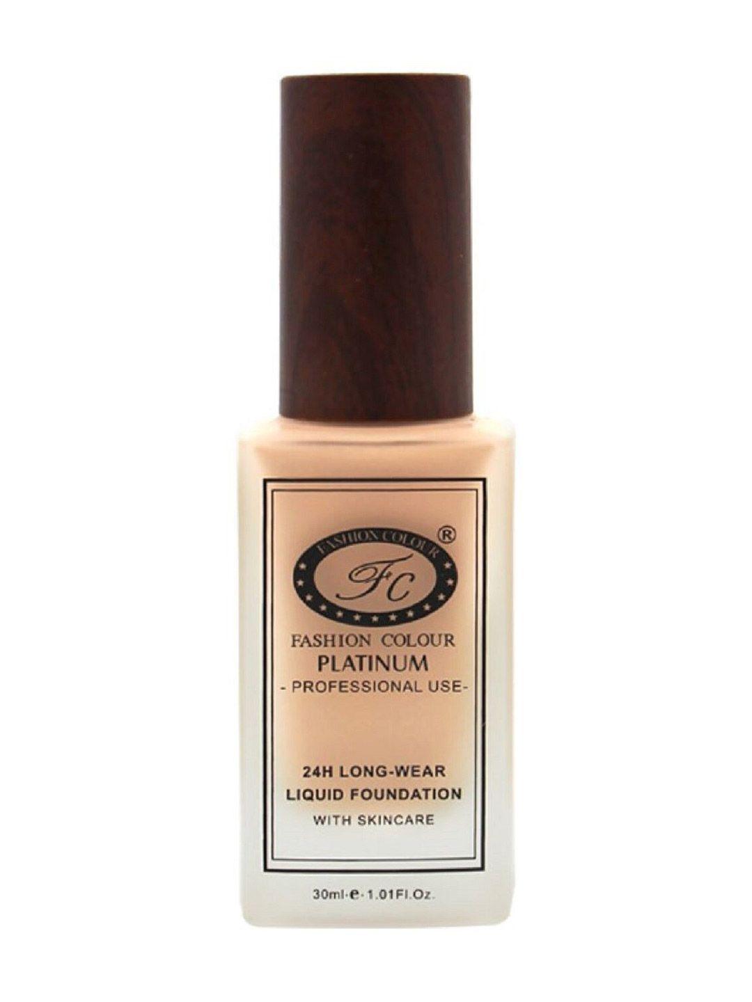 fashion colour platinum 24hr longwear matte liquid foundation with skincare 30ml - ivory