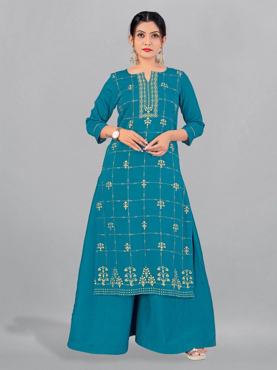 fashion dream ethnic motifs printed cotton silk kurta