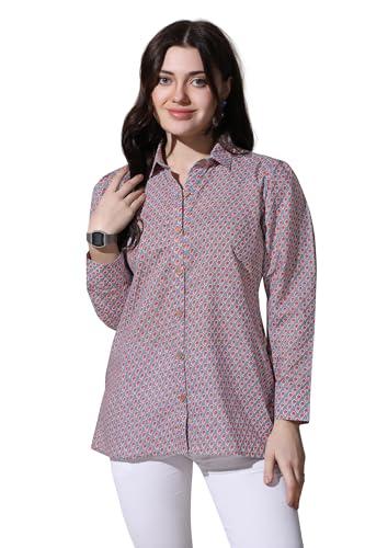 fashion dream women’s cotton stripe printed top |formal tops|western tops for women stylish|casual tops|fancy tops(fdwsrt00009 gry xl_grey_xl)