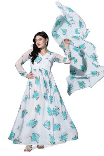 fashion dream women’s georgette printed maxi dresses with dupatta(fdwdrs00202 wht xs_white_xs)