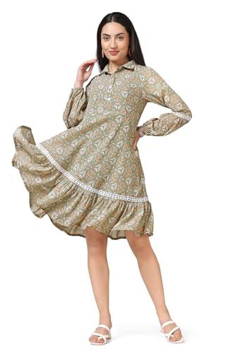 fashion dream women’s shirt style above knee length dresses(fdwdrs00197 pst l_pista_l)