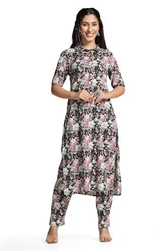 fashion dream women's polyester salwar suit set (fdwset00119 blk xl_black_xl)