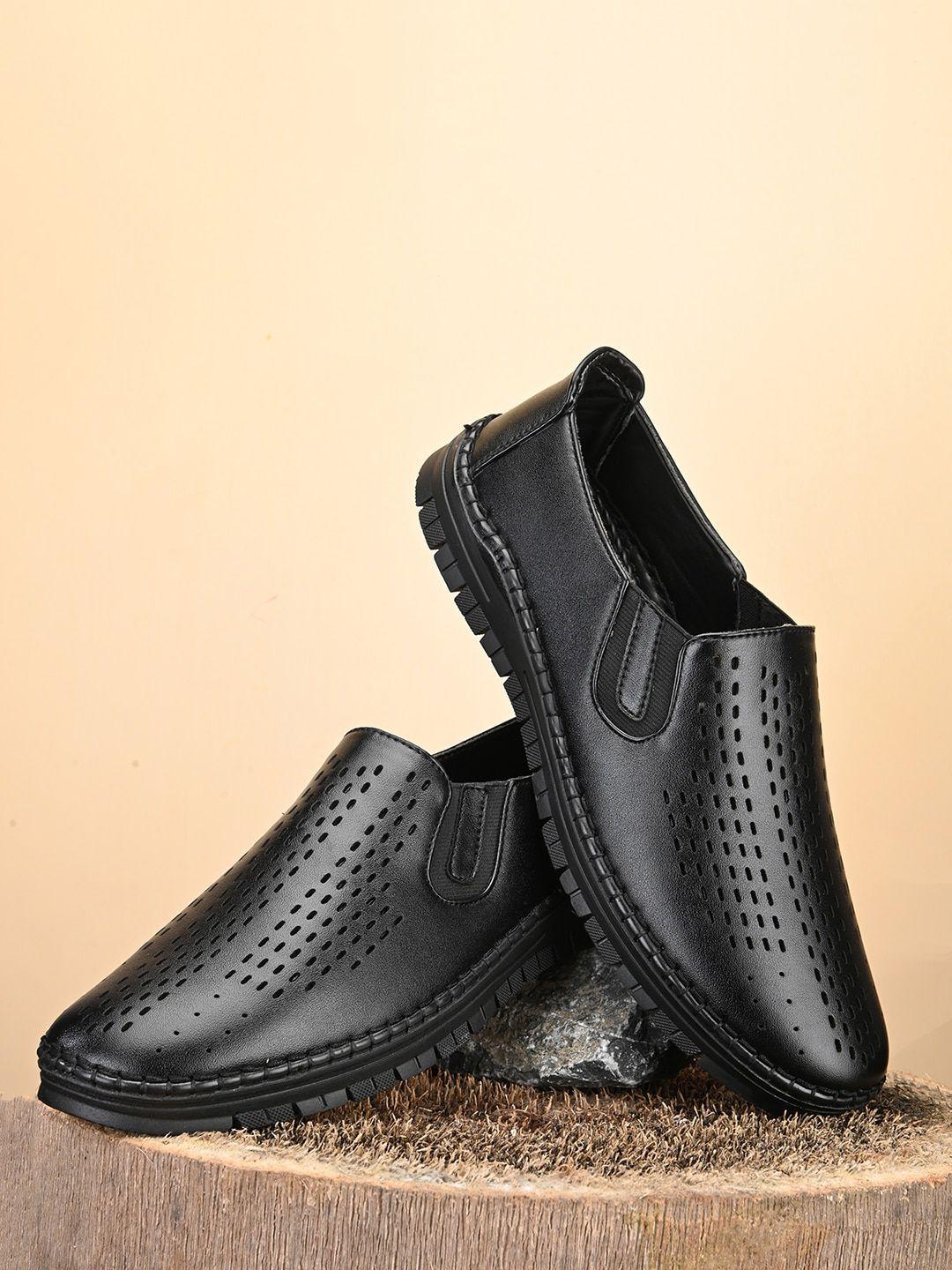 fashion victim men leather formal slip-on shoes