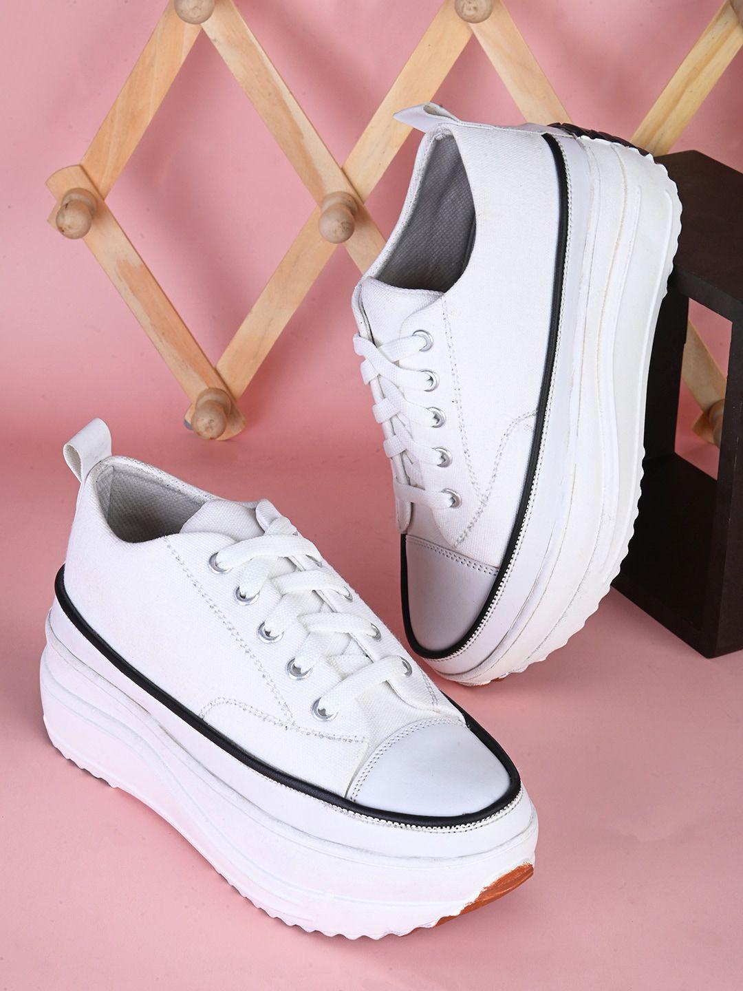 fashion victim women heeled lightweight sneakers