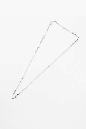 fashionable midnight elegance silver chain