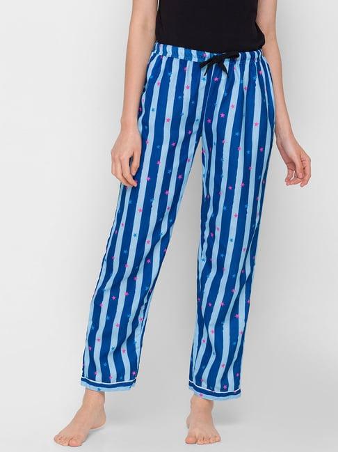 fashionrack blue stripes pyjamas with pocket