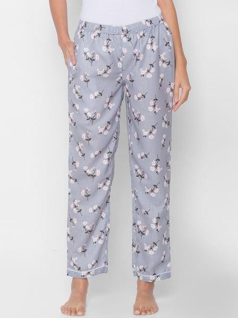 fashionrack grey stripes pyjamas with pocket