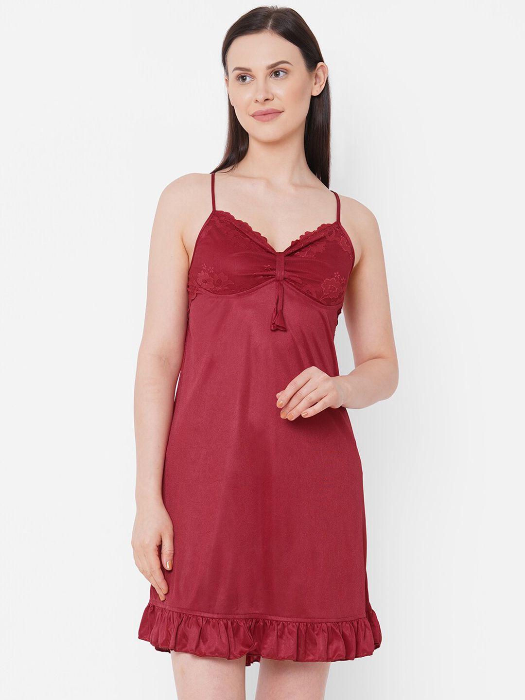 fashionrack shoulder strap satin baby doll