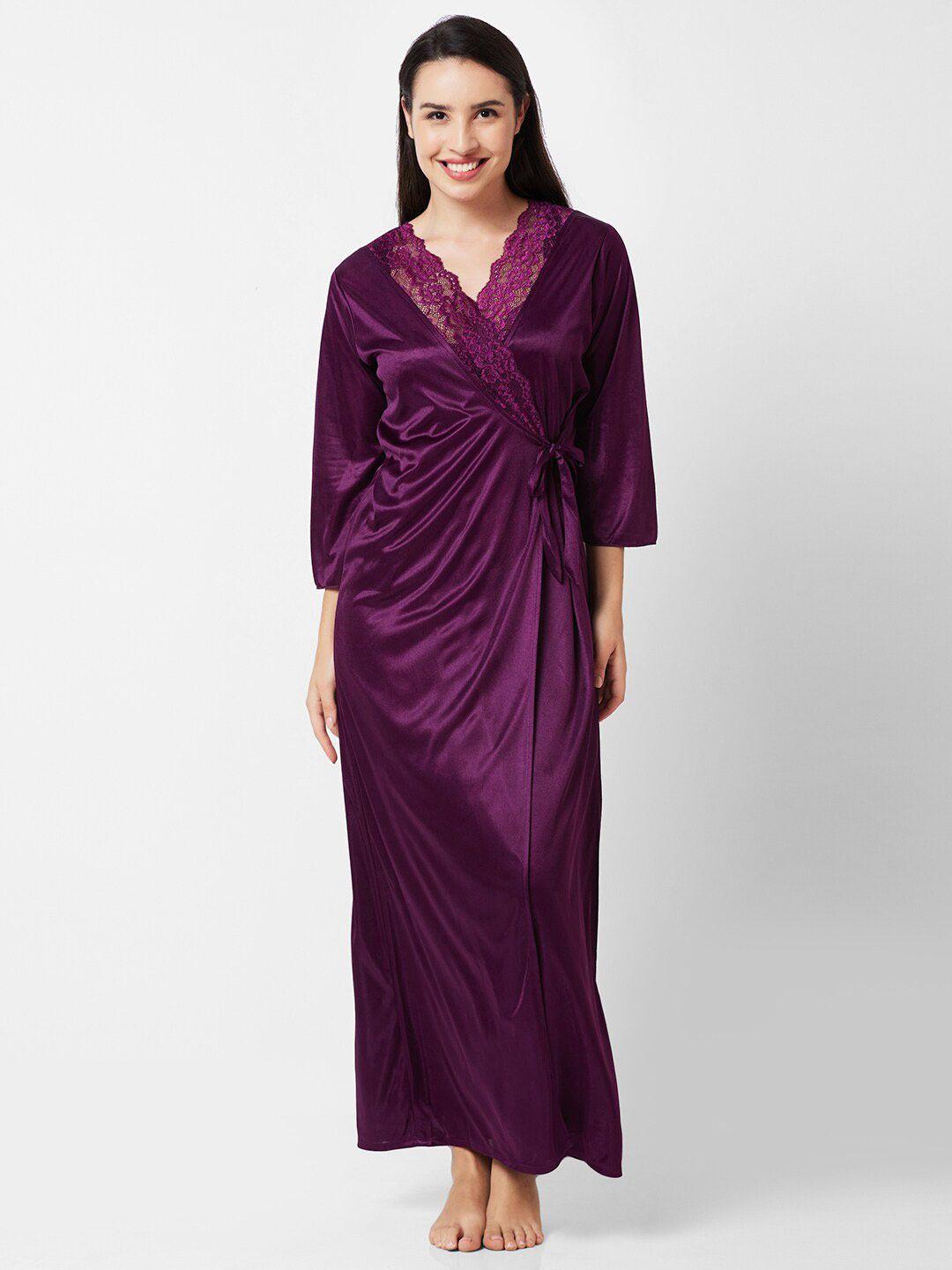 fashionrack shoulder straps satin maxi nightdress