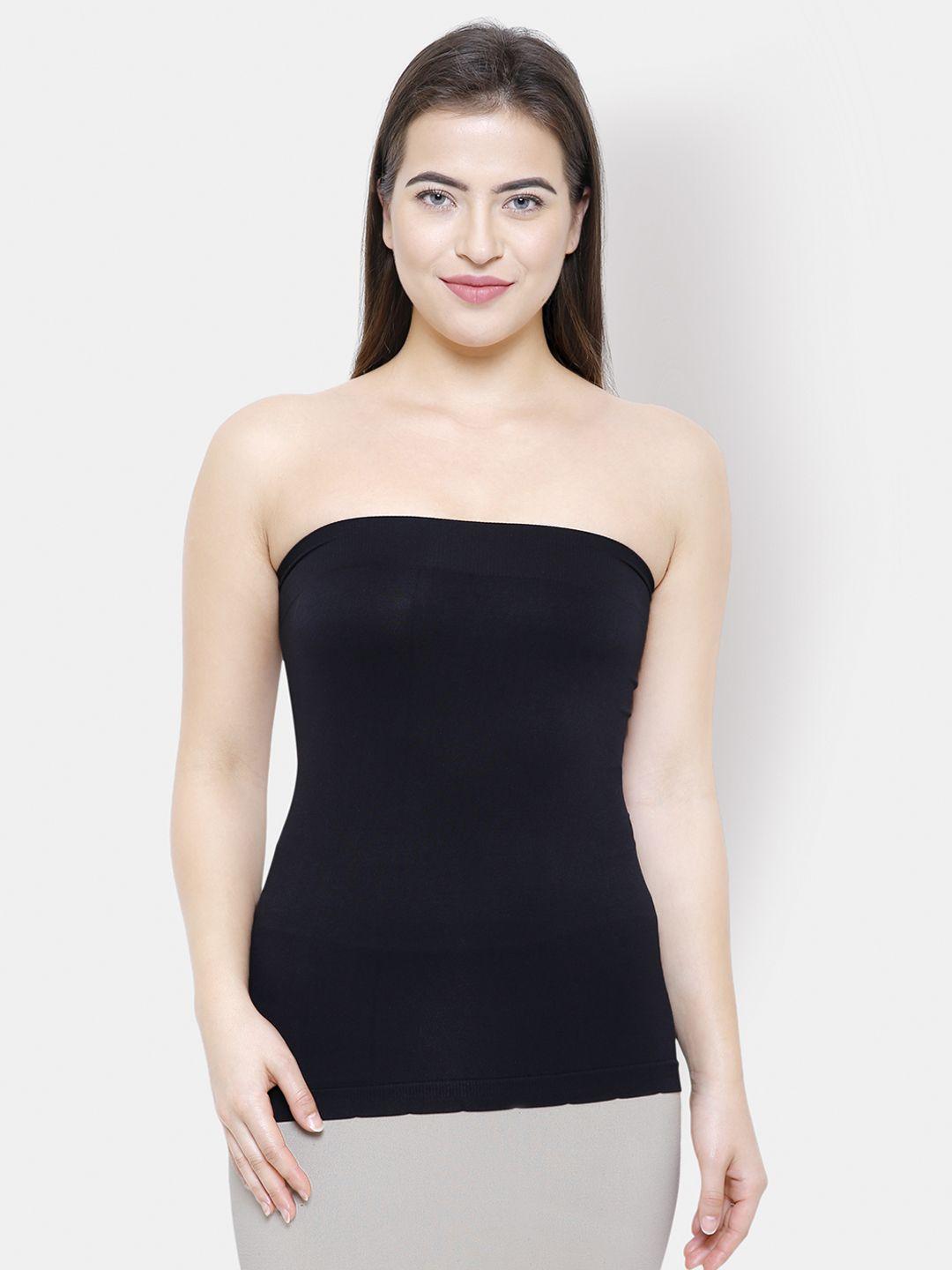 fashionrack women black solid strapless camisole 8214