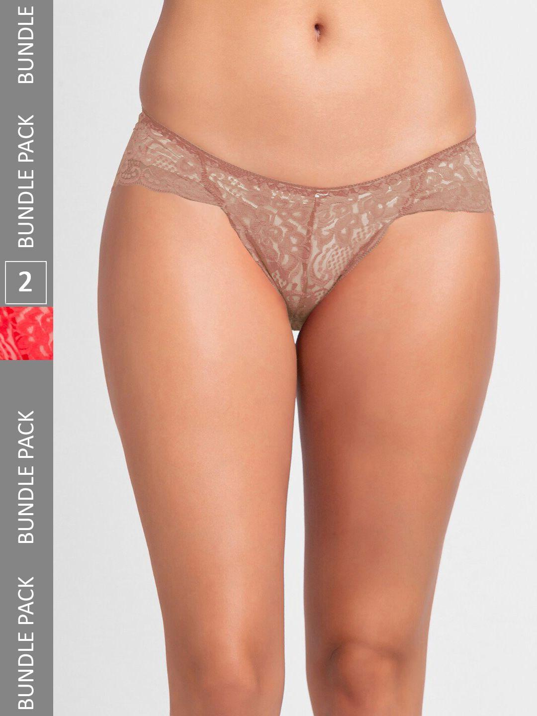 fashionrack women pack of 2 assorted hipster briefs