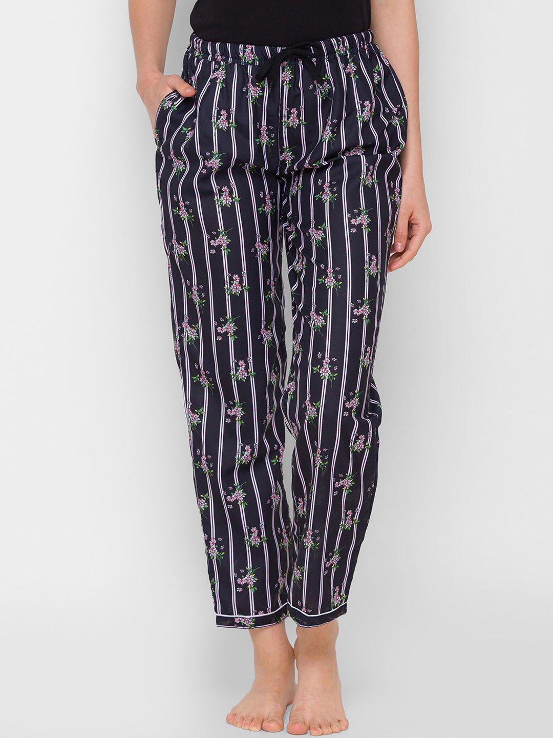 fashionrack women printed cotton lounge pants