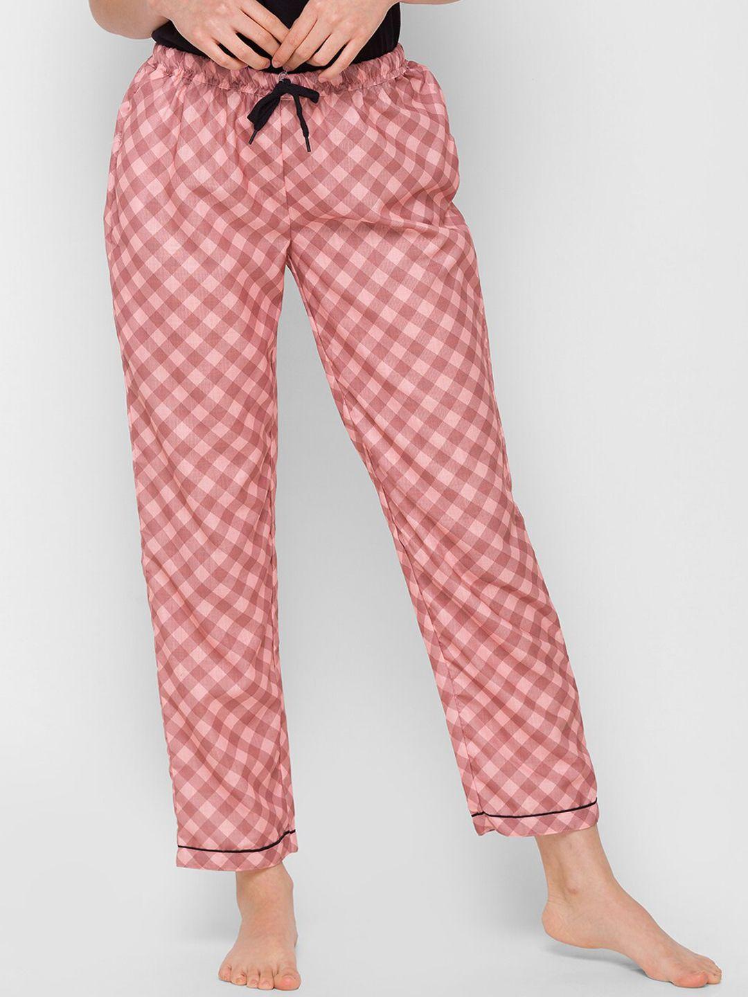 fashionrack women printed cotton lounge pants