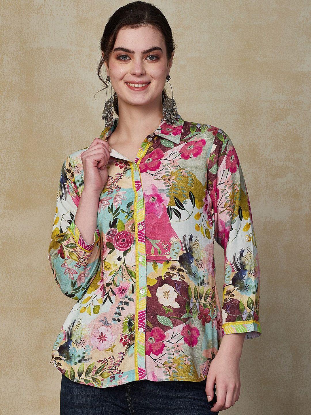 fashor floral printed casual shirt