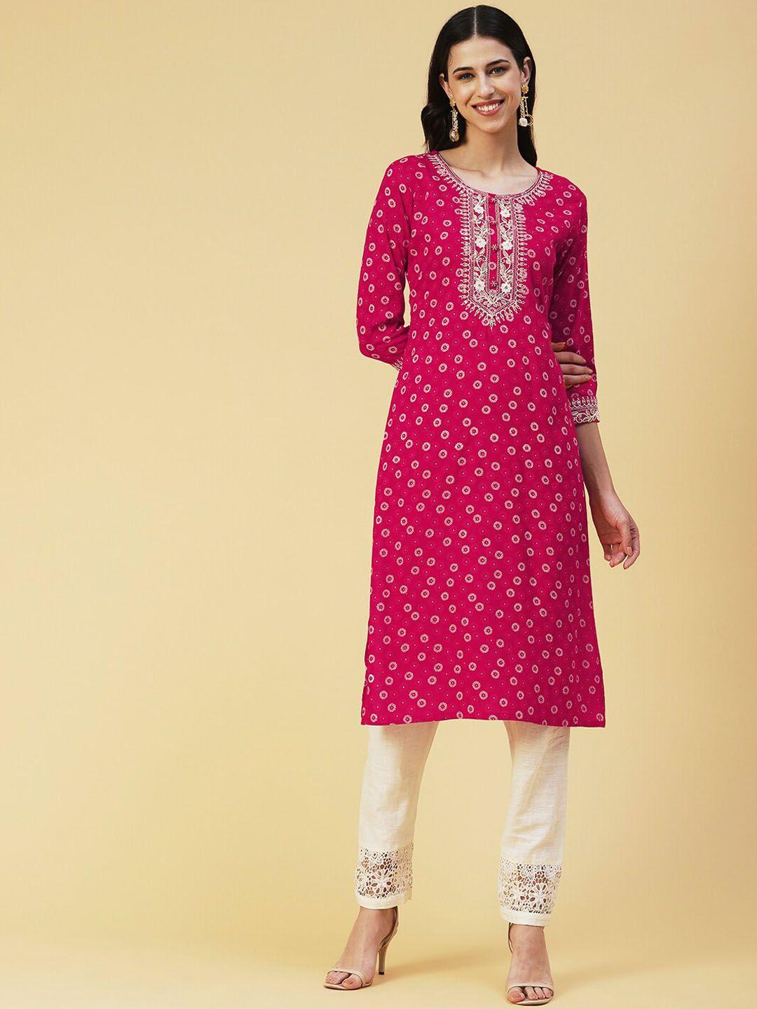 fashor  quirky printed kurta