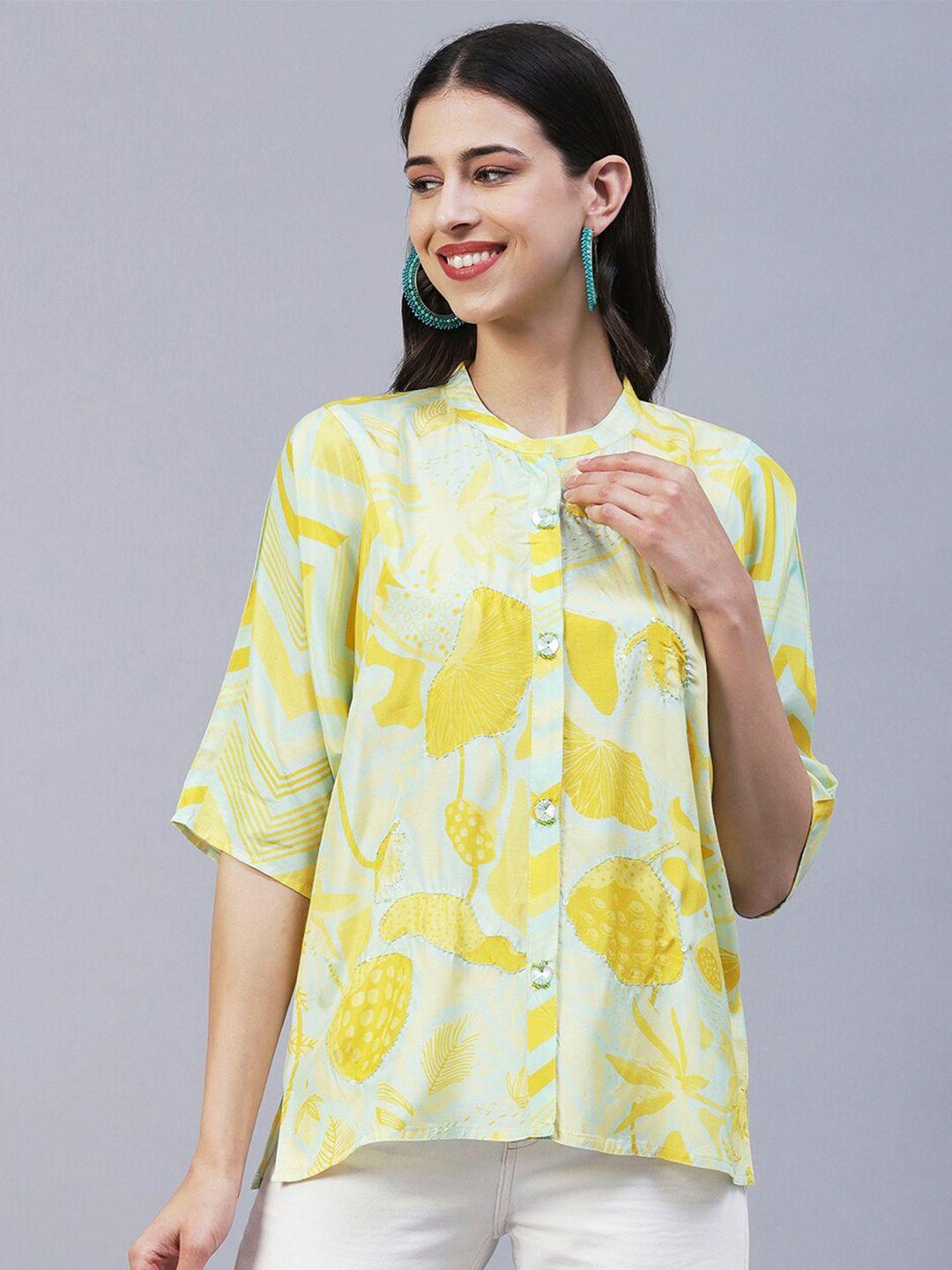 fashor floral printed casual shirt