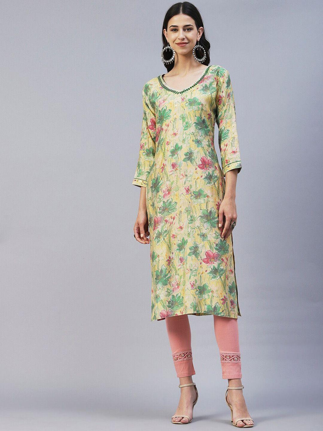 fashor floral printed kurta