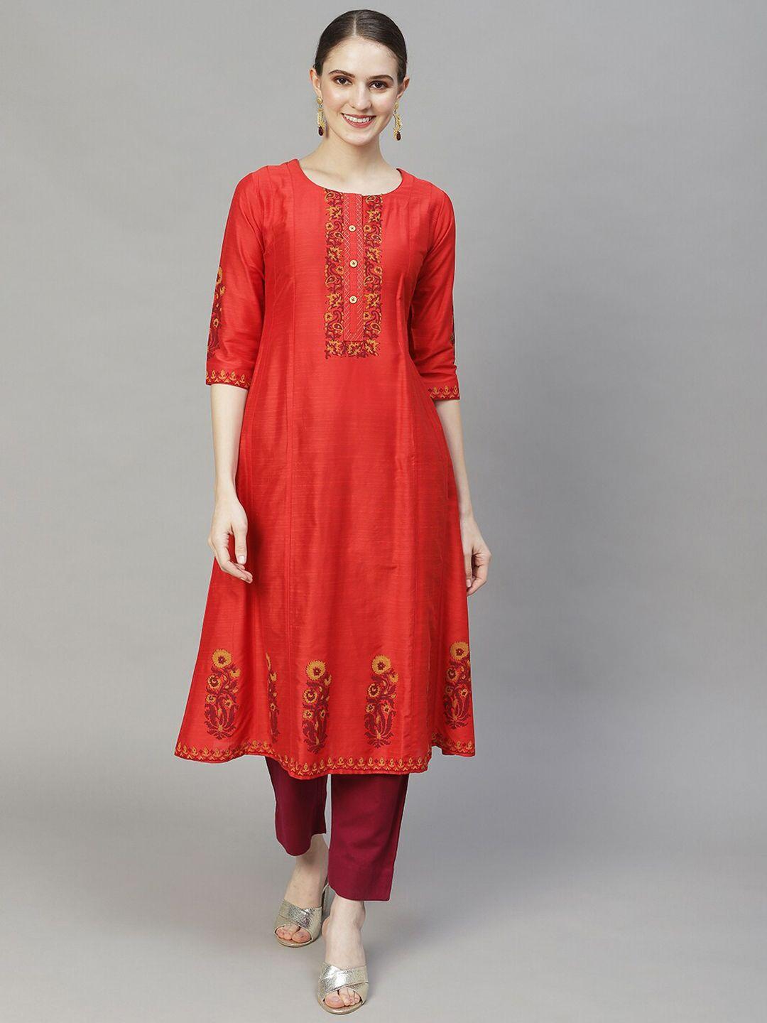 fashor women floral printed kurta