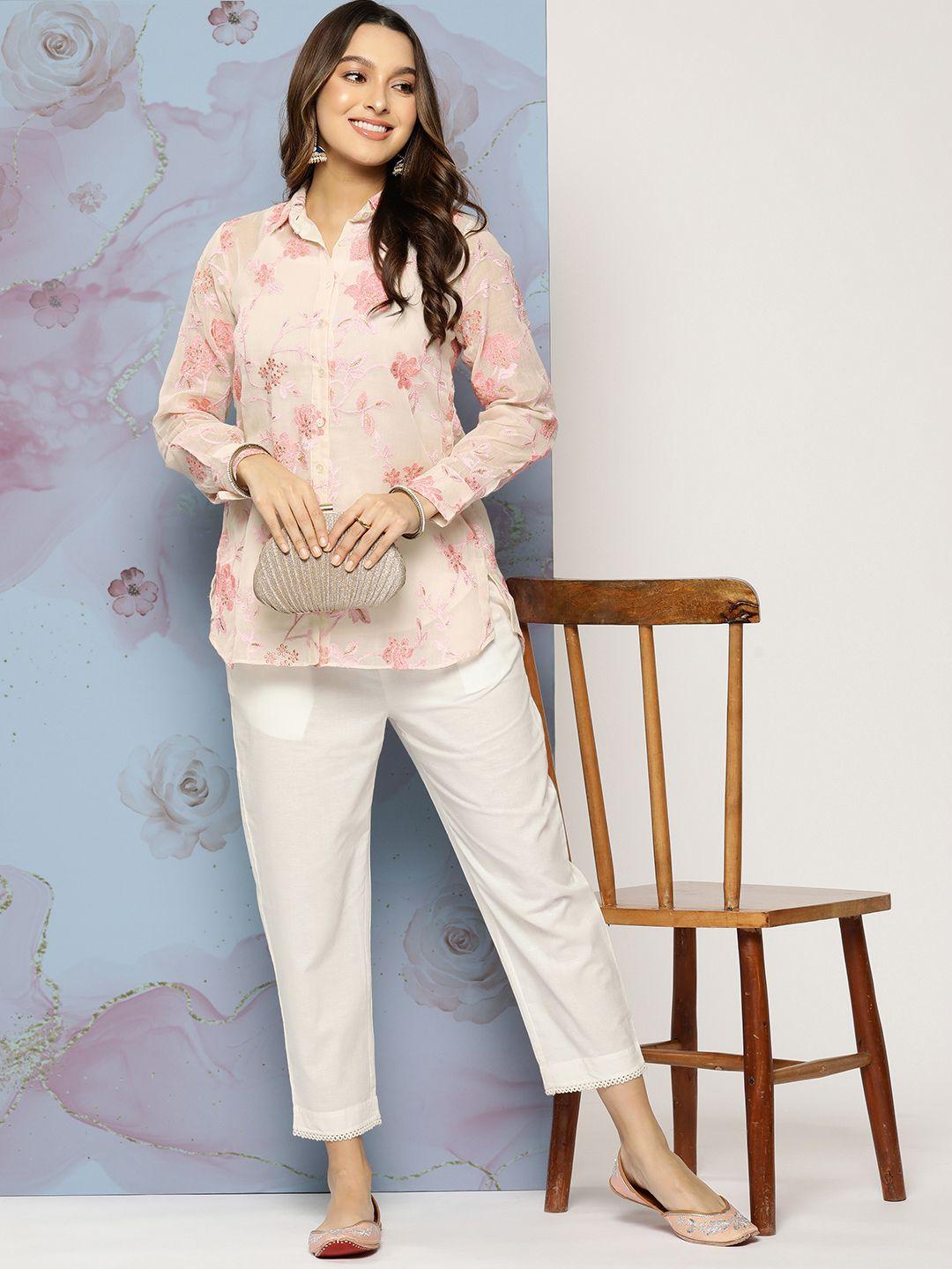 fashor women shirt & trousers set