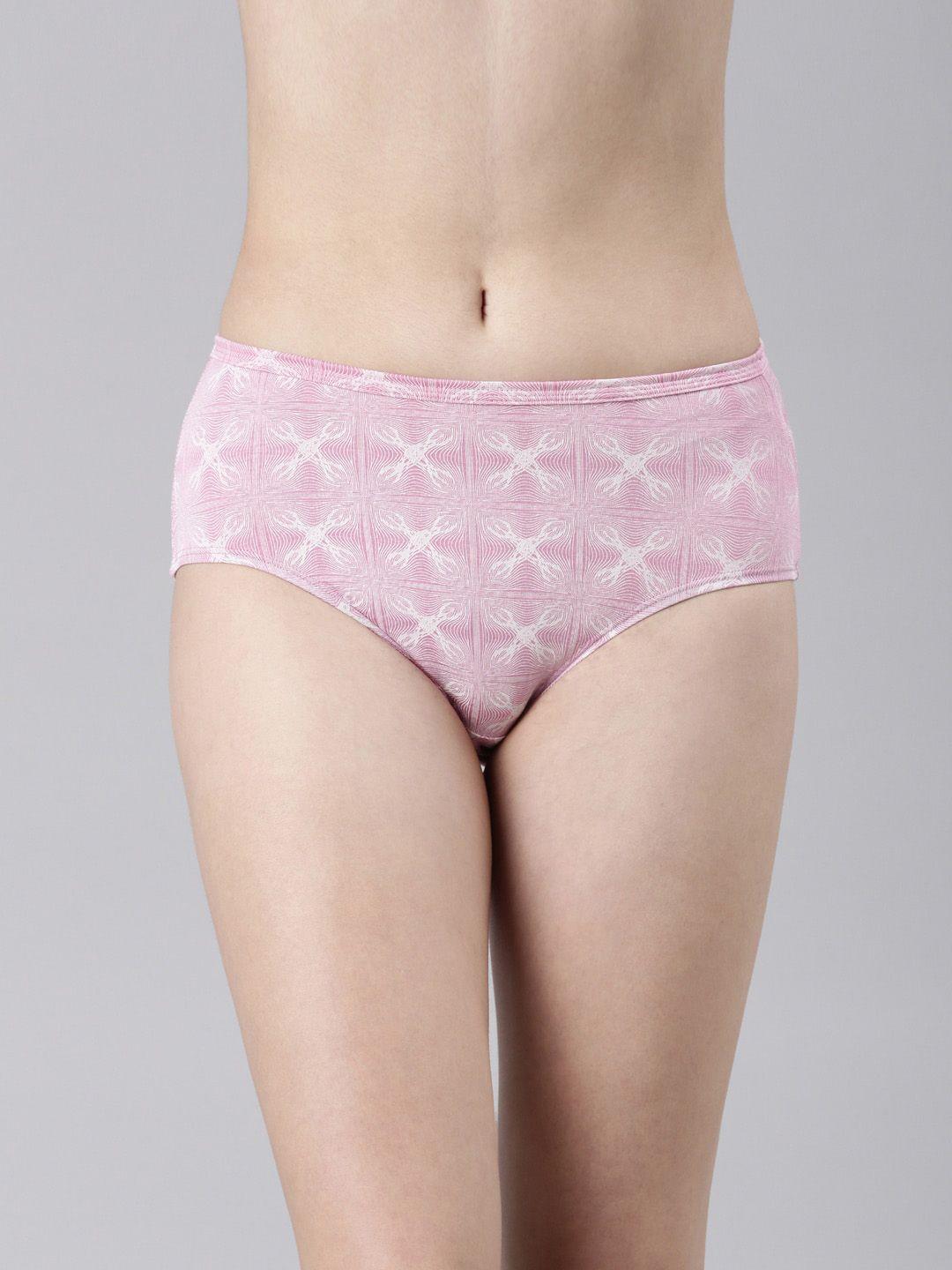 faso floral printed hipster briefs