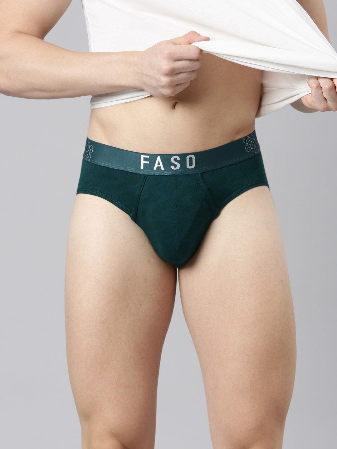 faso mid-rise organic cotton basic briefs fs3004-sq-deepteal