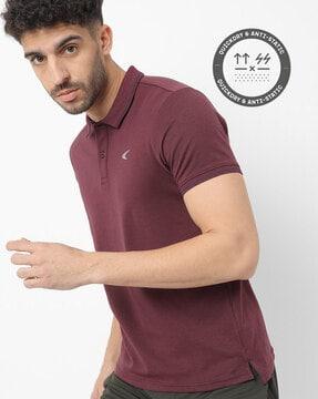 fastdry active polo t-shirt with tipping