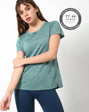 fastdry heathered crew-neck t-shirt