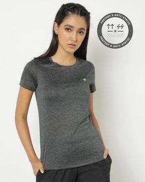 fastdry heathered crew-neck t-shirt